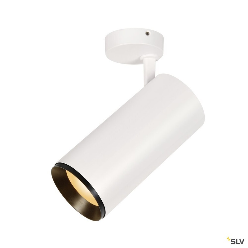 NUMINOS SPOT XL PHASE, white / black ceiling mounted light, 36W 2700K 60