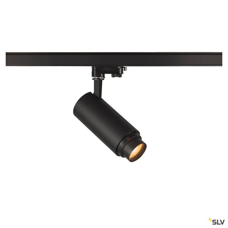 NUMINOS ZOOM M PHASE, black 3-phase spot, 20W 2700K 15-60