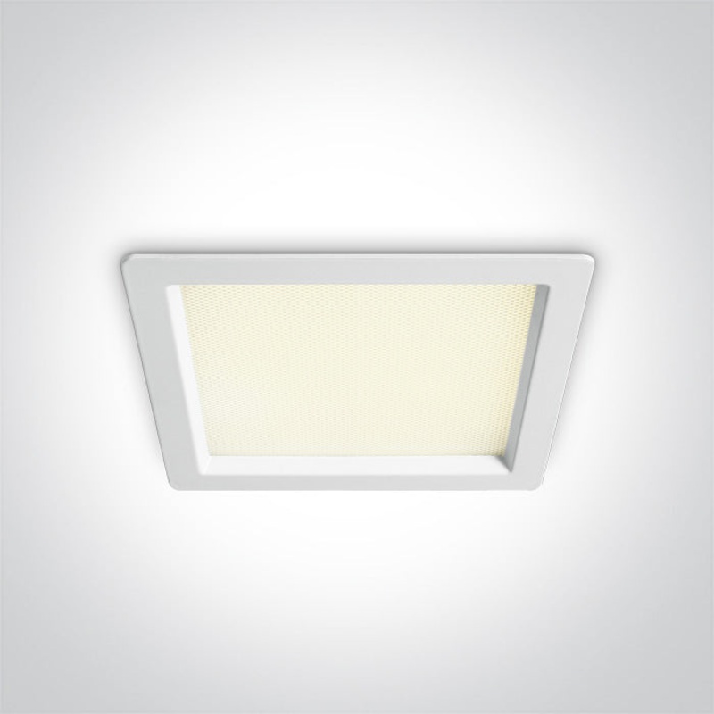 WHITE SMD LED UGR19 15W CCTV IP44 230V