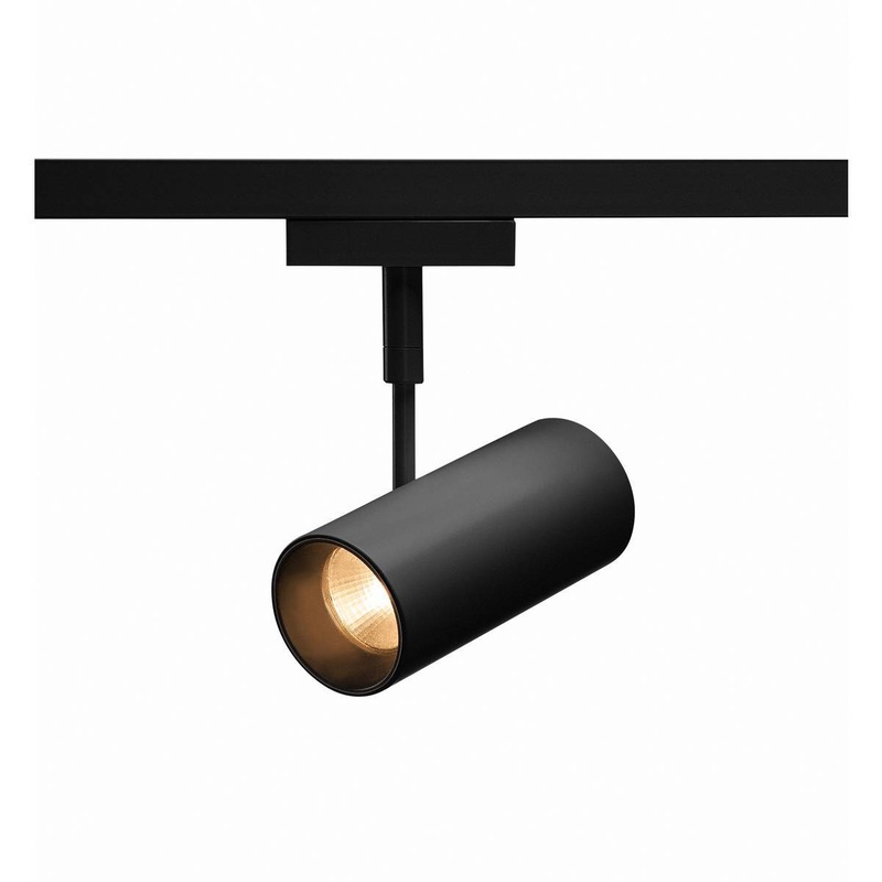 [Discontinued] REVILO LED Spot for 2 circuit High-voltage Track System, 2700K, black, 15, incl. 2 circuit adapter
