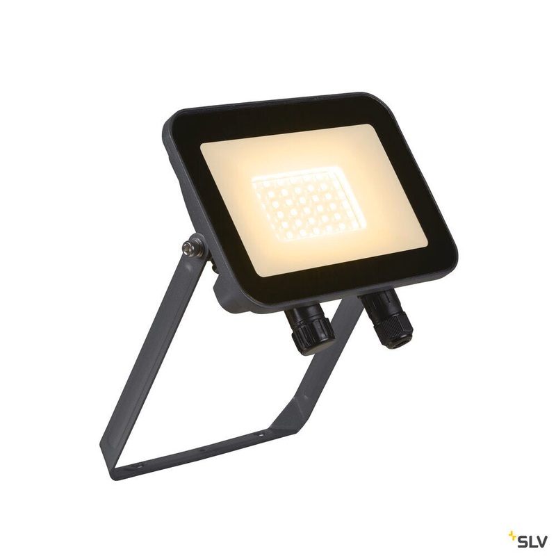 FLOODI M, anthracite / transparent wall and ceiling-mounted light, 30W 3000K 100