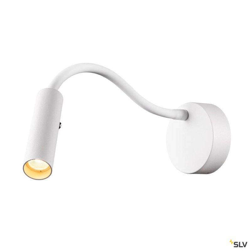KARPO GOOSE, white wall-mounted light, 5.8W 3000K 40