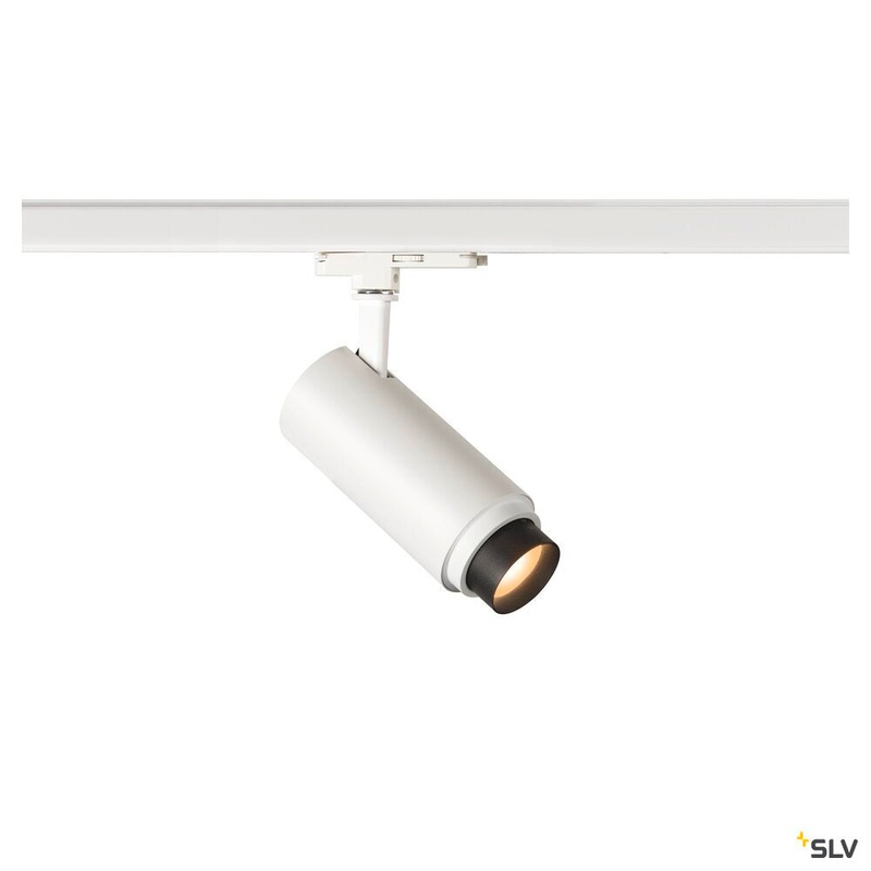 NUMINOS ZOOM M DALI, white 3-phase spot, 20W 3000K 15-60