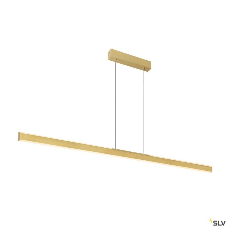 ONE LINEAR 140 PHASE up/down, brass pendant light, 35W 2700/3000K