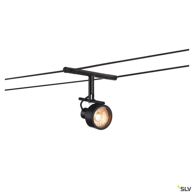 SALUNA, cable luminaire for TENSEO low-voltage cable system, QR-C51, black