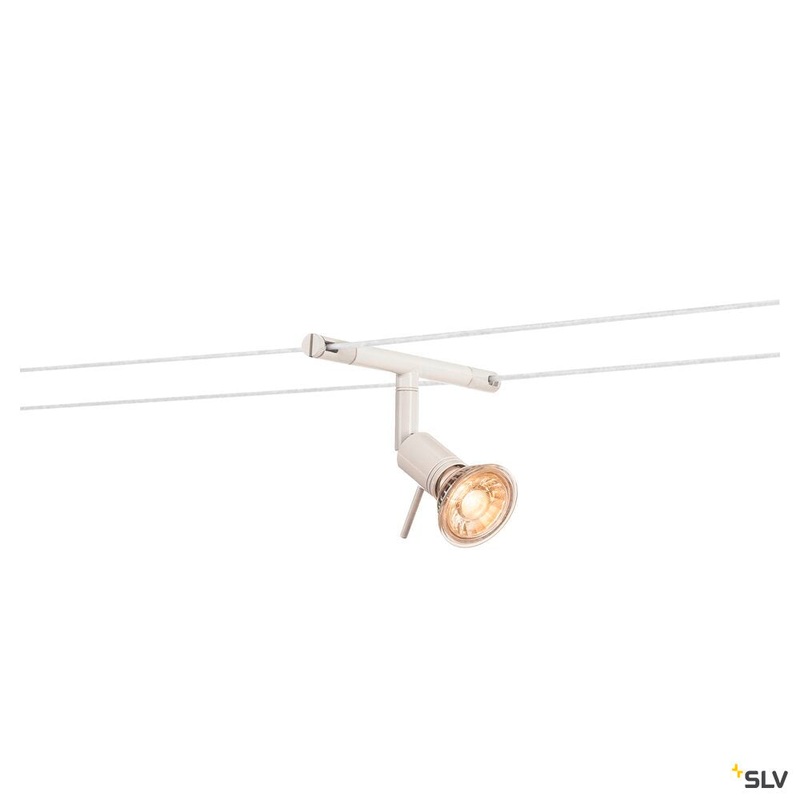 SYROS, cable luminaire for TENSEO low-voltage cable system, QR-C51, white
