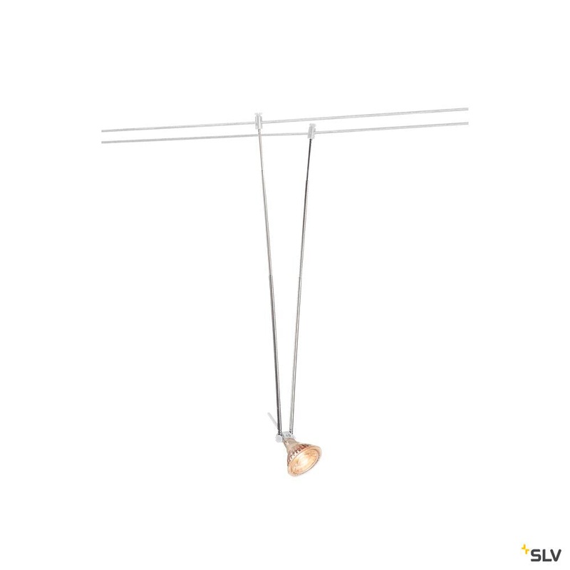 TELESCOPIC, cable luminaire for TENSEO low-voltage cable system, QR-C51, white, B/H/T 4.5/21-52/1 cm