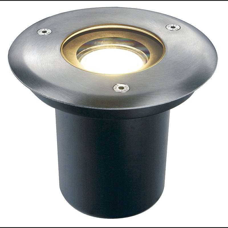 ADJUST GU10 inground fitting, round, stainless steel 304, max. 35W, IP67