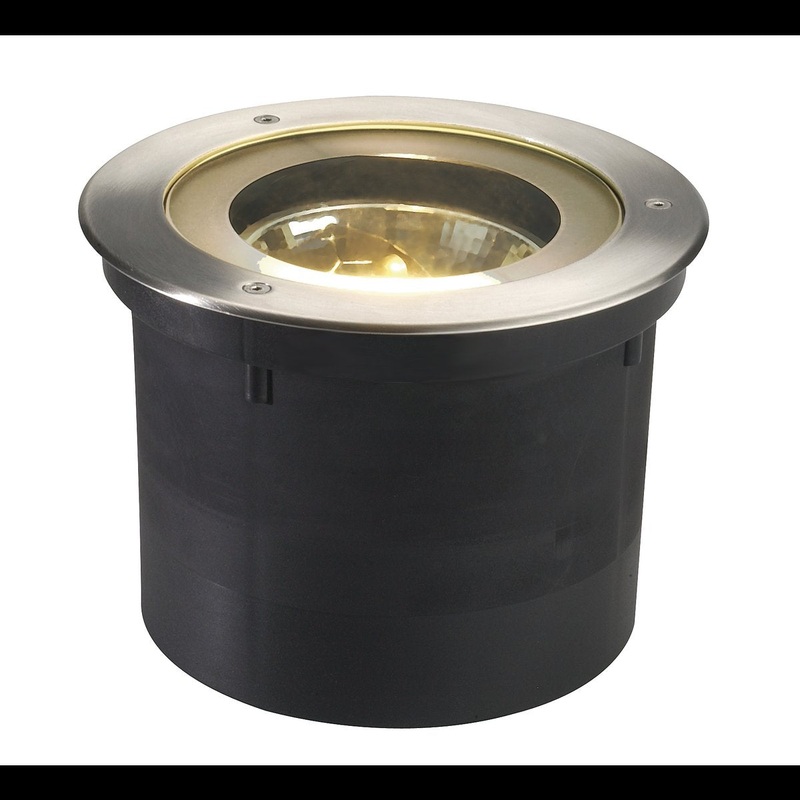 ADJUST QRB111 inground fitting , round, stainless steel 304, max. 50W, IP67