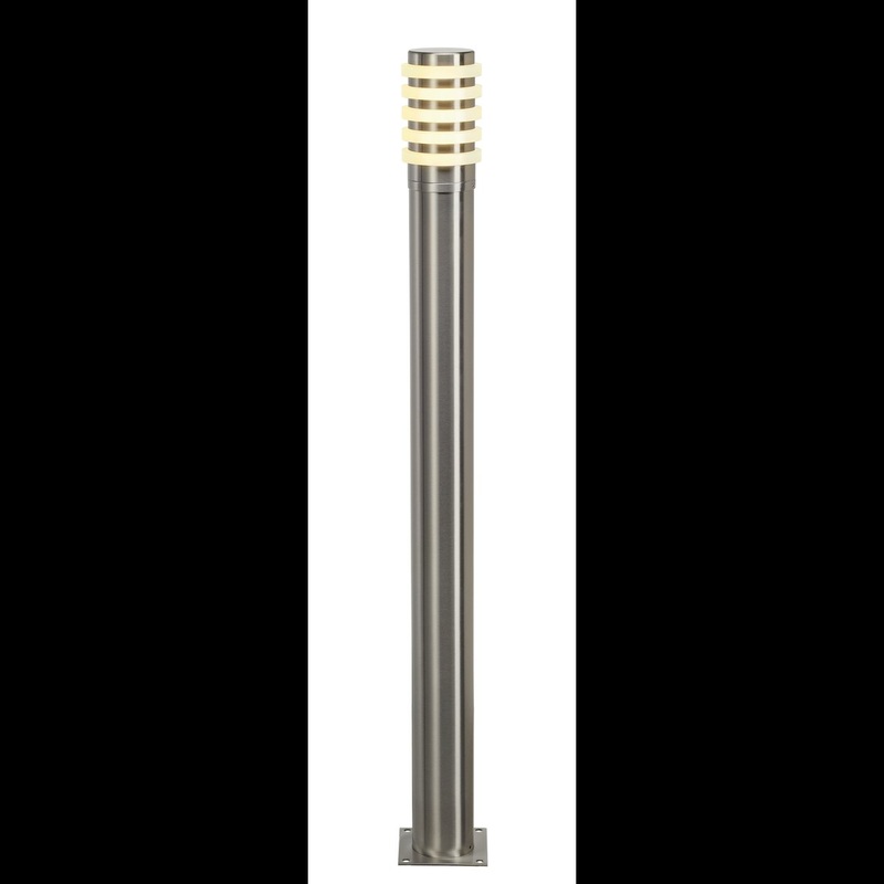 BIG NAILS PLUS 80 bollard light, stainless steel 304, E27, max. 23W, IP44