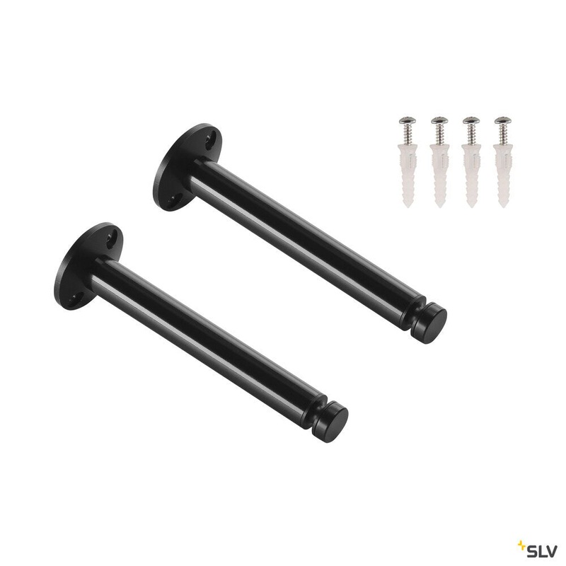 CEILING DEFLECTOR, for TENSEO low-voltage cable system, black, 2 pieces