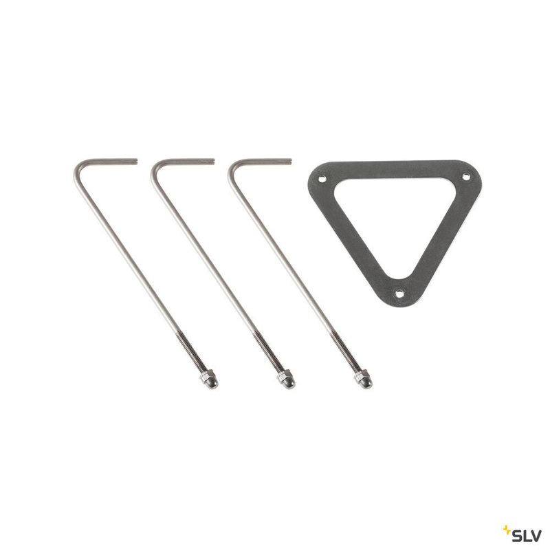 CONCRETE ANCHOR, for PHOTONIA pathway and floor stand, stainless steel
