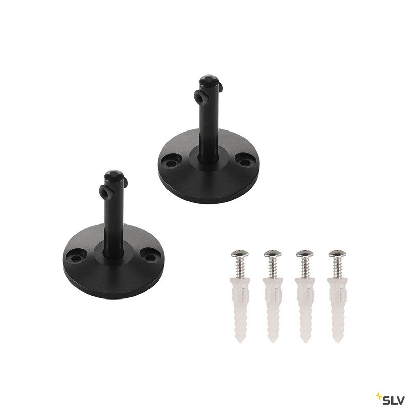 DEFLECTOR, for TENSEO low-voltage cable system, short, black, 2 pieces