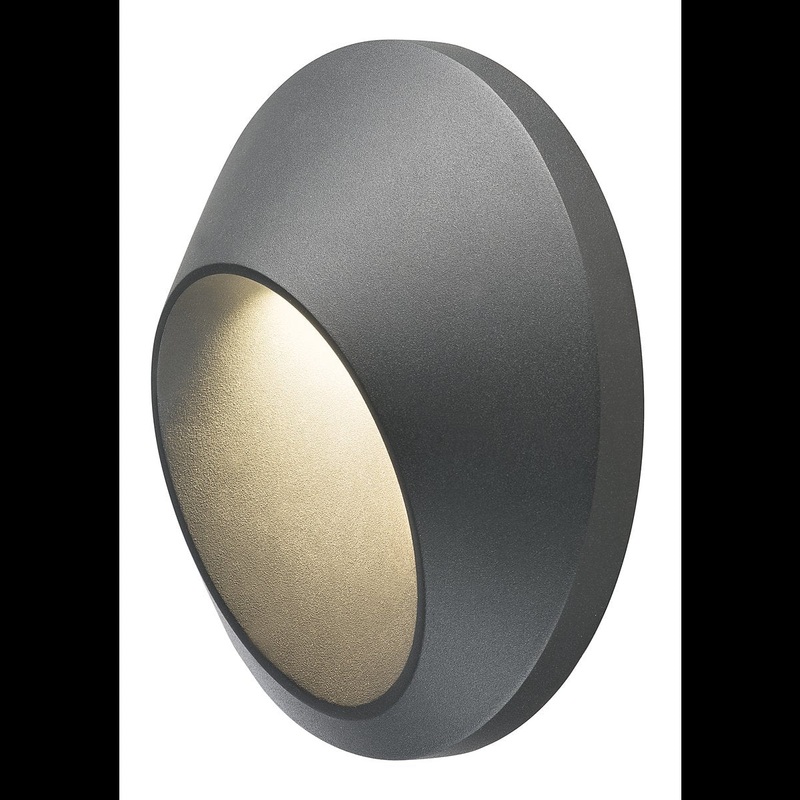 DELO LED WALL OUT wall light anthracite, 5W, 3000K, IP55