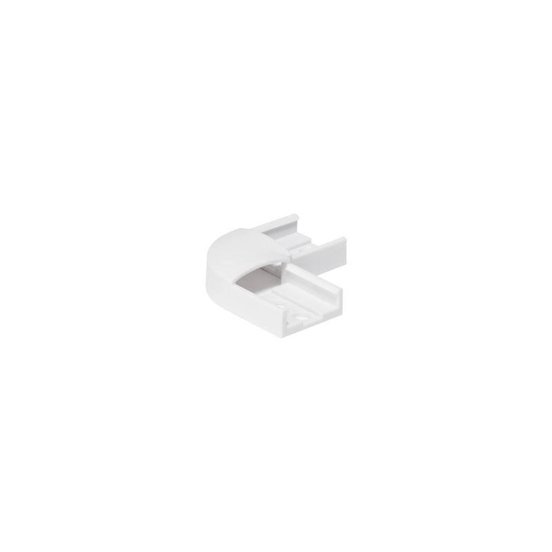GLENOS 90 connector for linear profile 1809, matt white, 2 pcs.