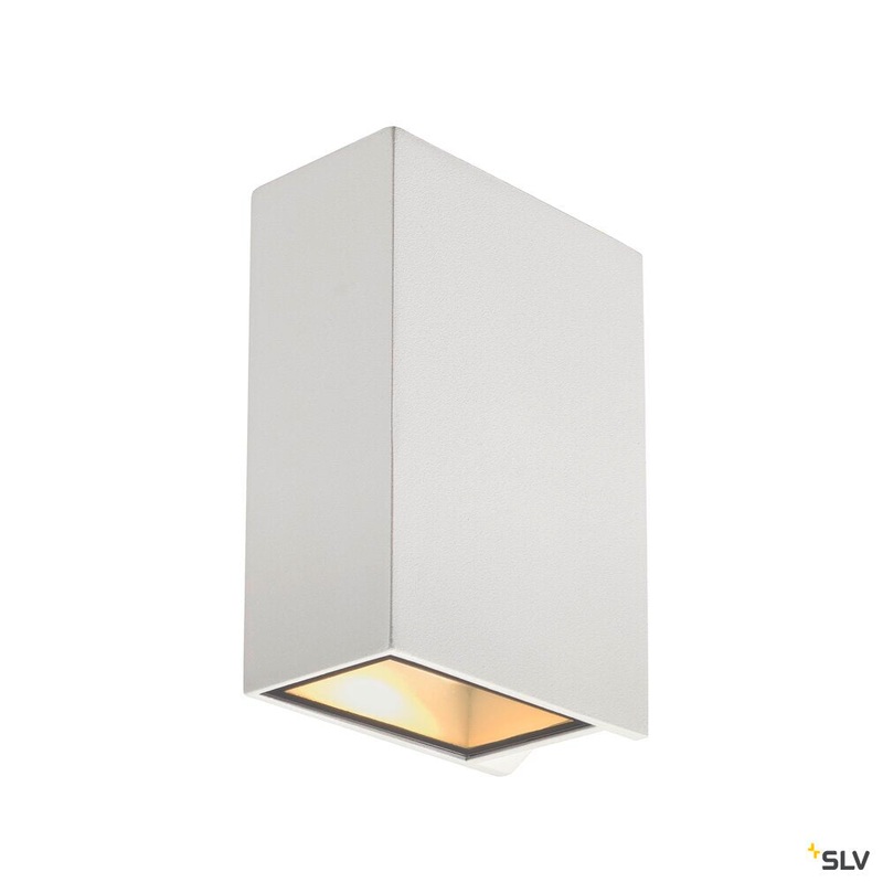 QUAD 2 XL, wall light, LED, 3000K, IP44, square, up/down, white, 3.2W