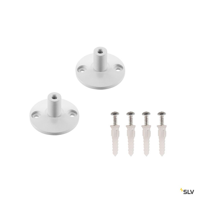 WALL BRACKET, for TENSEO low-voltage cable system, short, white, 2 pieces