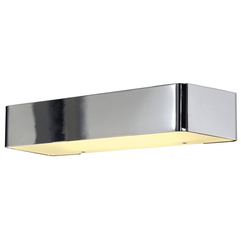Wall light, WL 149 R7s, rectangular, chrome, R7s 78mm, max. 60W, up/down