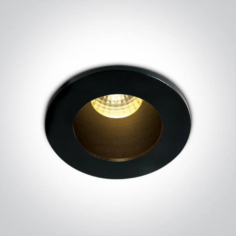 BLACK/BLACK LED WW 1W/350mA 3W/700mA DARK LIGHT