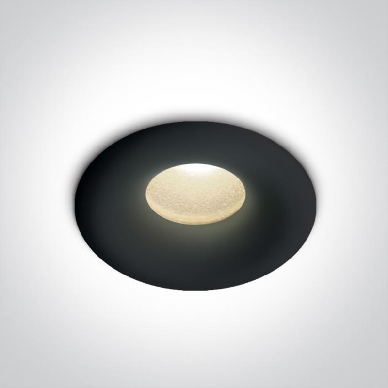 BLACK LED 1W WW IP44 STAR LIGHT 350mA