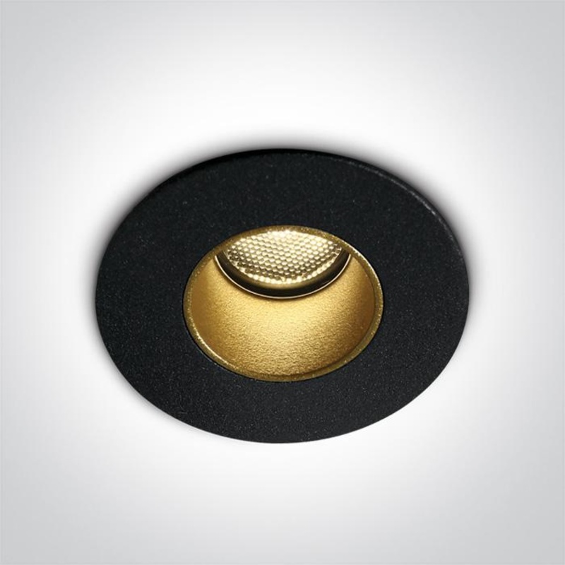 BLACK LED 2W WW 700mA IP65 DARK LIGHT