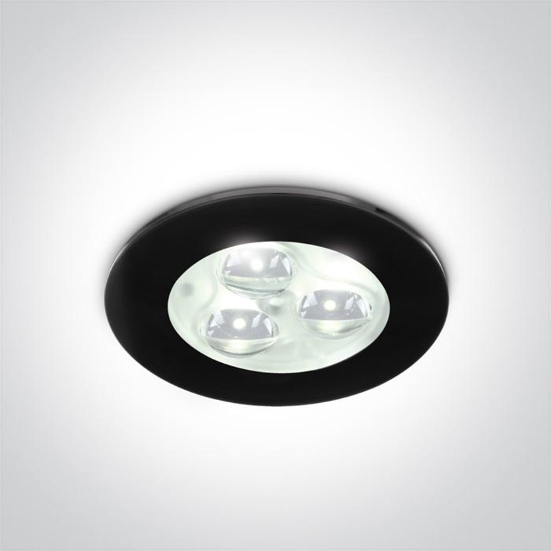 BLACK LED WW 3x1w 35d 350mA