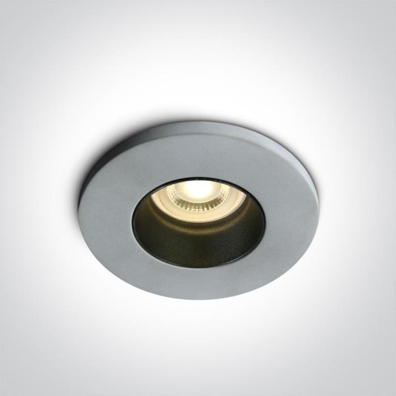 CEMENT GU10 10W BLACK REFLECTOR DARK LIGHT