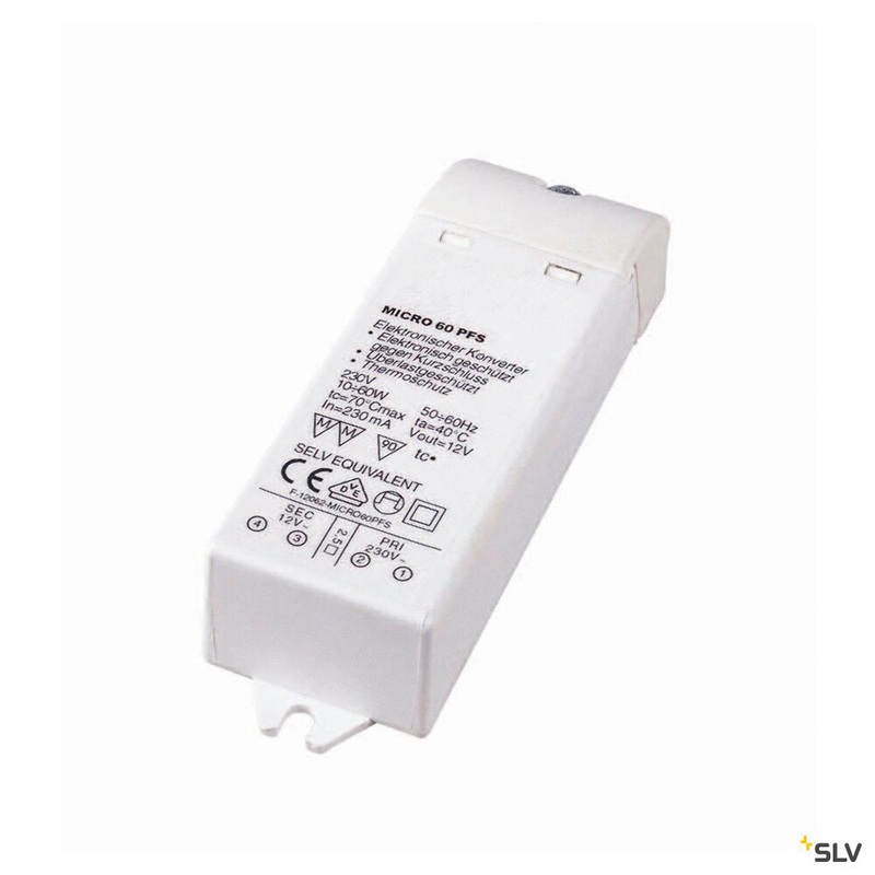 MINI TRANSFORMER 1, 60VA, 12V, L/W/H 10.5/3.3/2.2 cm