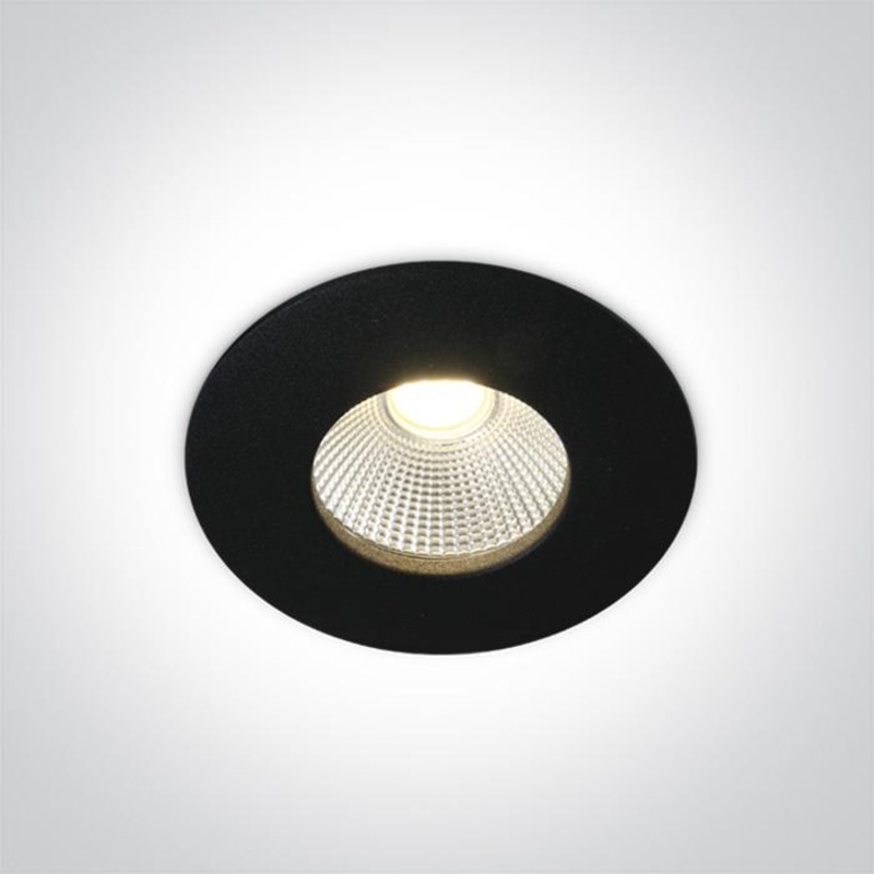 BLACK COB LED 12w WW 700mA 40deg IP65 DARK LIGHT