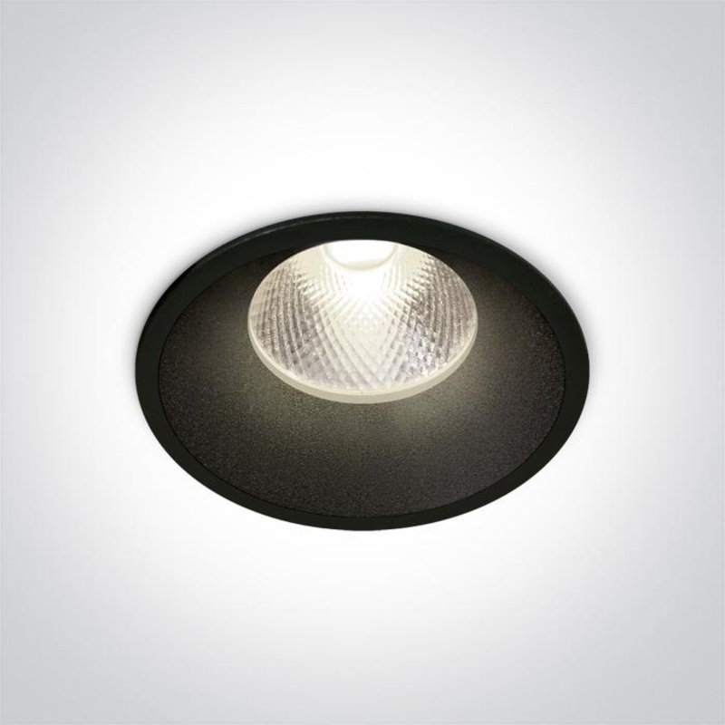 BLACK LED 12W 20deg CW IP20 230V DARK LIGHT