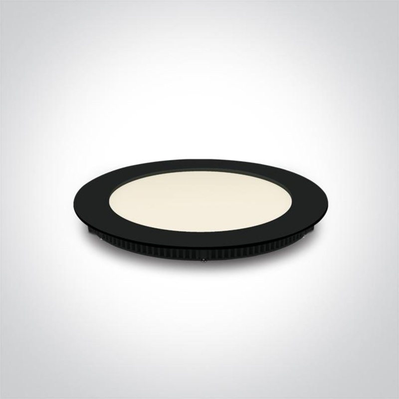 BLACK LED 12W CW IP40 230V