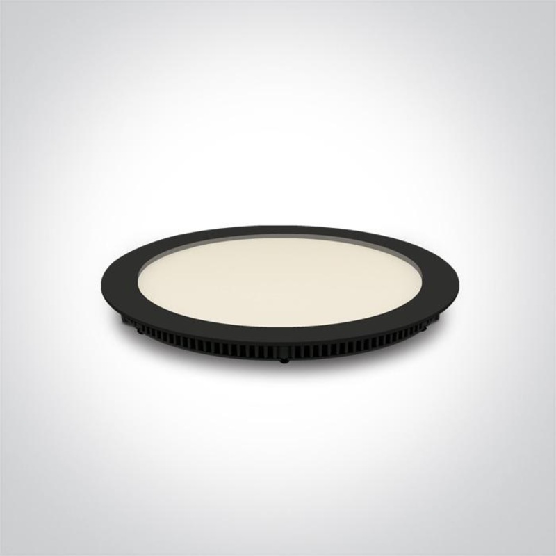 BLACK LED 18W CW IP40 230V