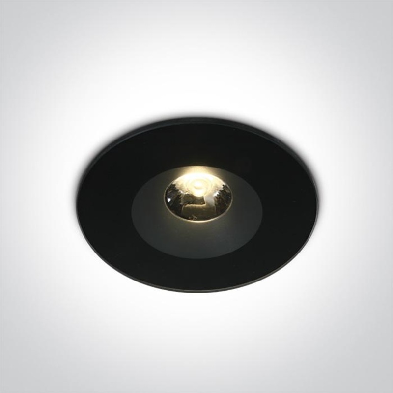 BLACK LED 6W WW 25deg IP65 100-240V