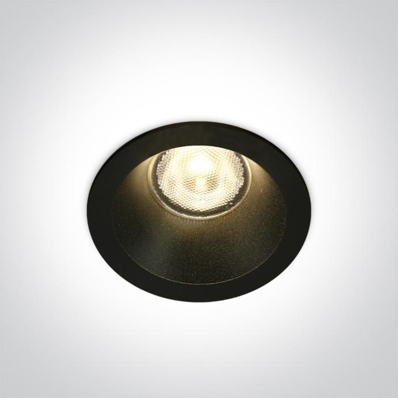 BLACK LED 7W WW 38deg IP65 700mA DARK LIGHT