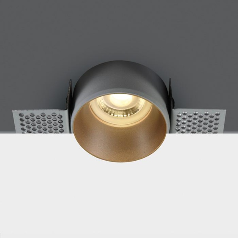 BRASS TRIMLESS GU10 10W DARK LIGHT