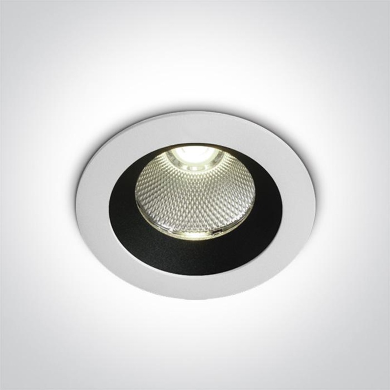 WHITE COB LED 12W CW IP65 38deg 700mA DARK LIGHT
