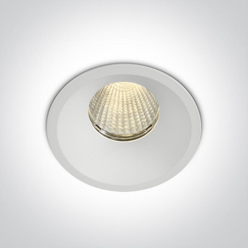 WHITE COB LED 12w WW 700mA 38deg IP65 SEMITRIMLESS