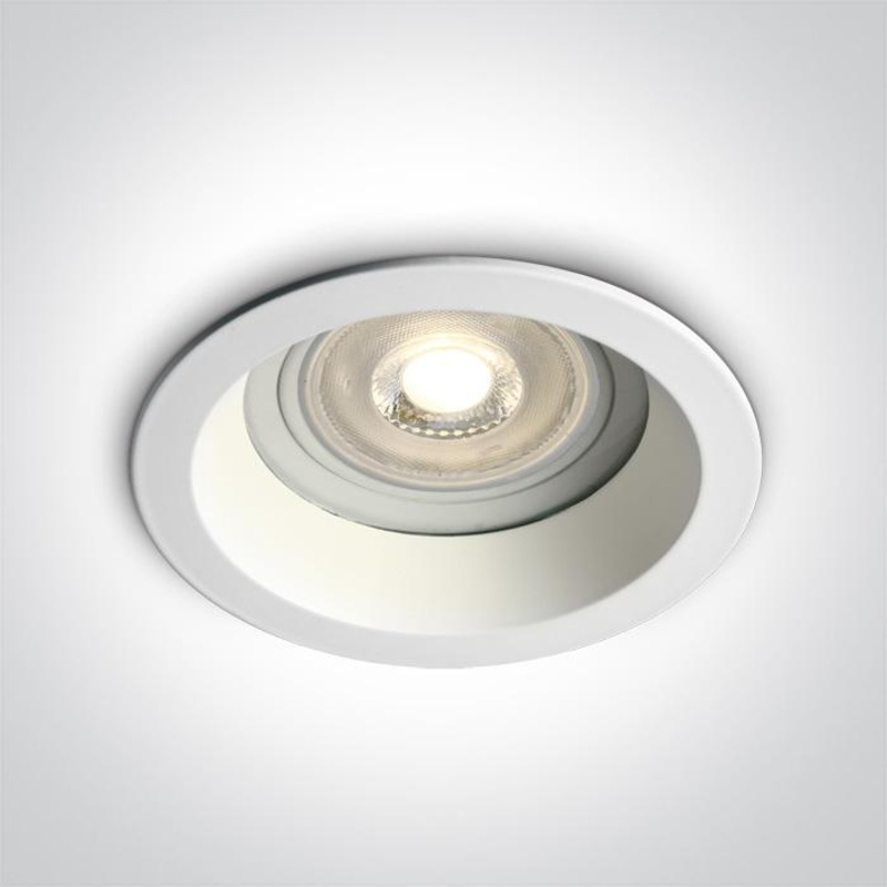 WHITE GU10 10W IP65 DARK LIGHT