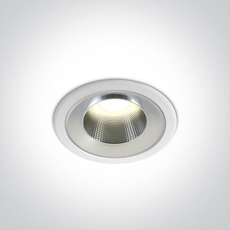 WHITE LED 10W IP54 CW 230V DARK LIGHT