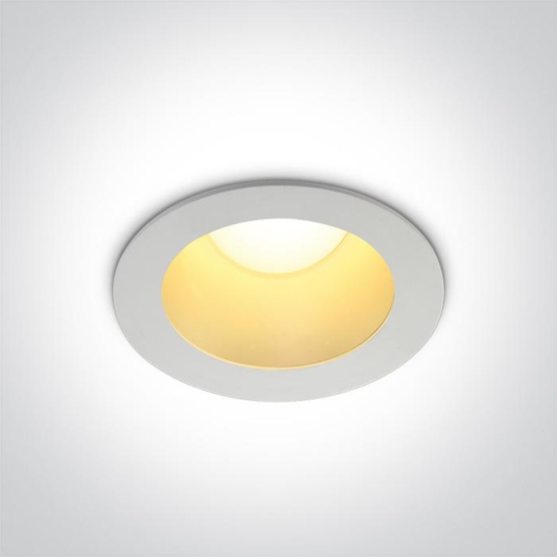 WHITE LED 12W WW IP20 230V DARK LIGHT BRASS REFLECTOR