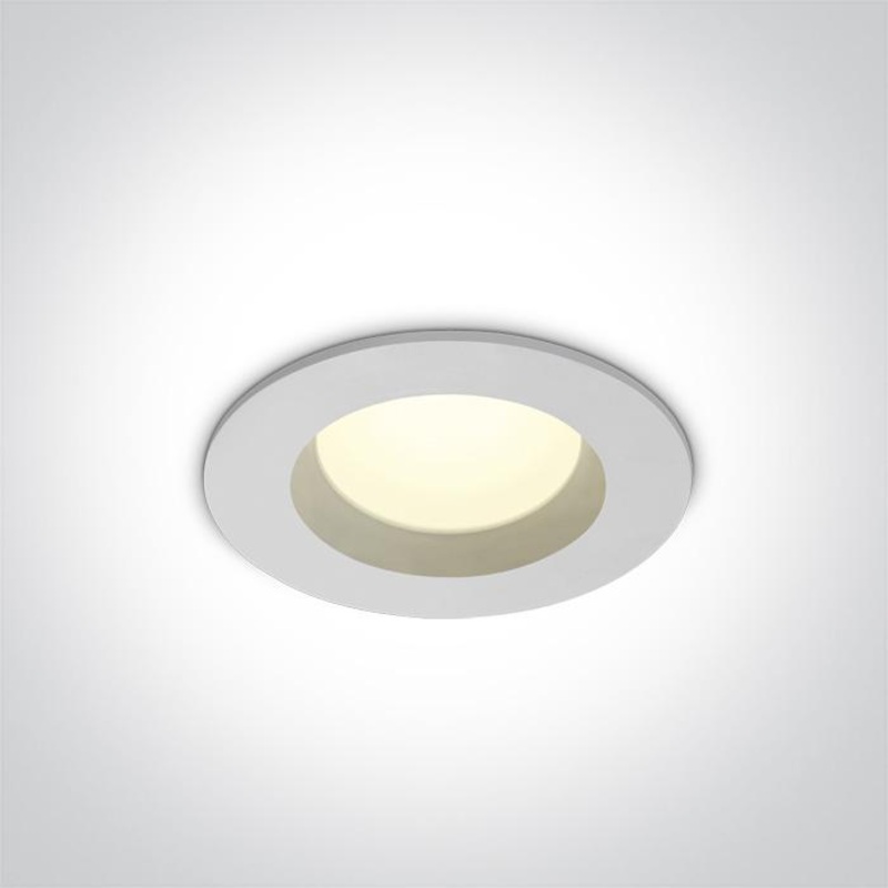 WHITE LED 7W IP54 CW + DRIVER 230V
