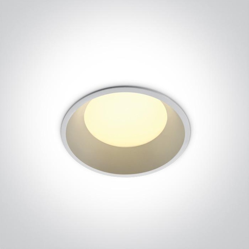 WHITE LED 9W CW IP54 230V 100deg DARK LIGHT