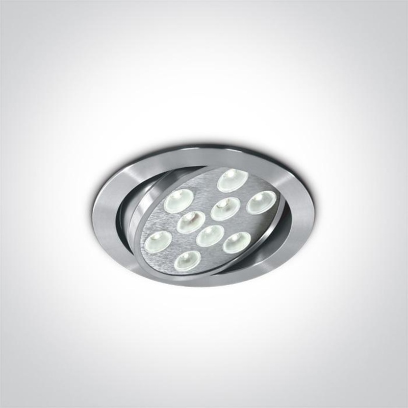ALUMINIUM LED DL 9w 35d 350mA