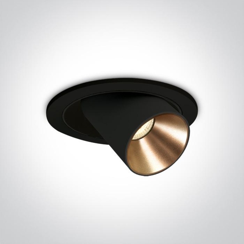 BLACK COB LED 9W WW 40deg 500mA DARK LIGHT