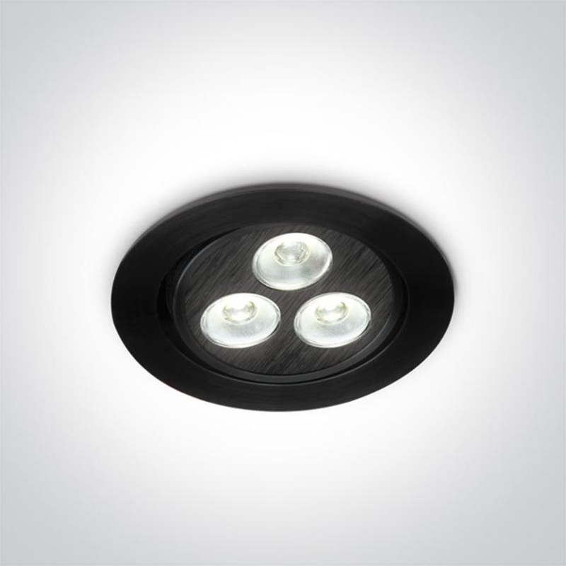 BLACK LED DL 3w 35d 350mA