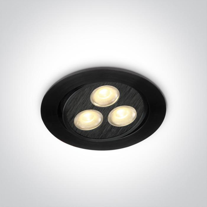BLACK LED WW 3w 35d 350mA