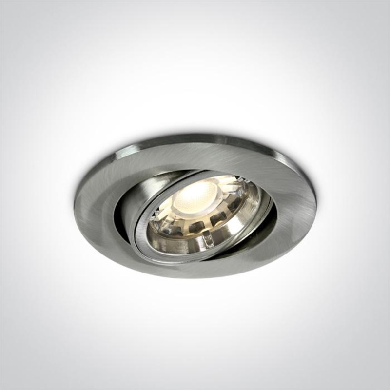 BRUSHED CHROME 10W GU10 FIREHOOD