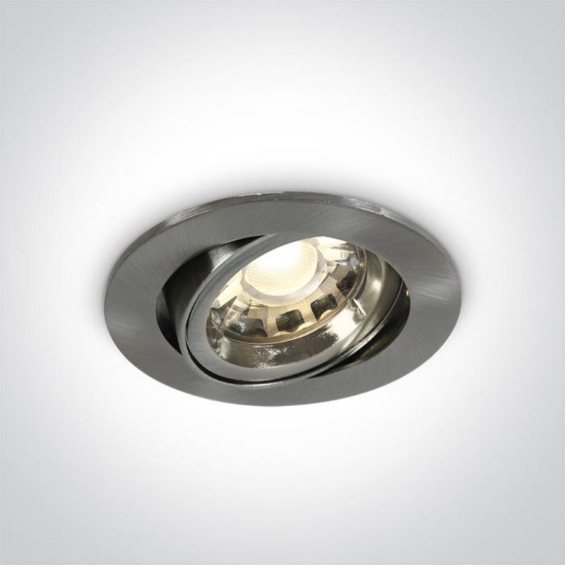 BRUSHED CHROME GU10 10w