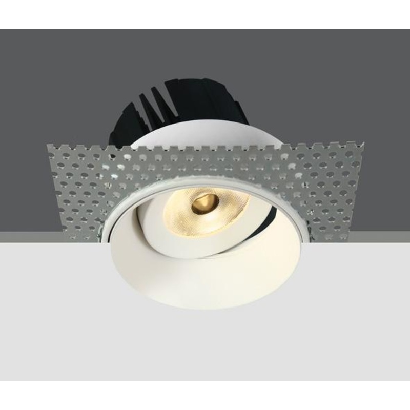WHITE COB LED 7W WW 700mA 38deg IP54 TRIMLESS ADJUSTABLE