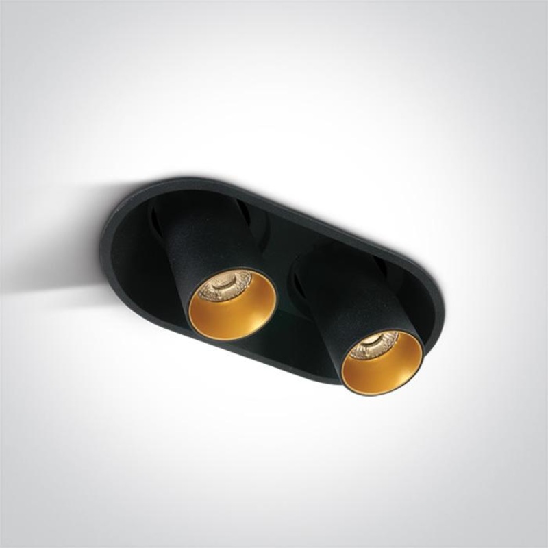 BLACK COB 2x7W WW 700mA 36deg ADJUSTABLE DARK LIGHT